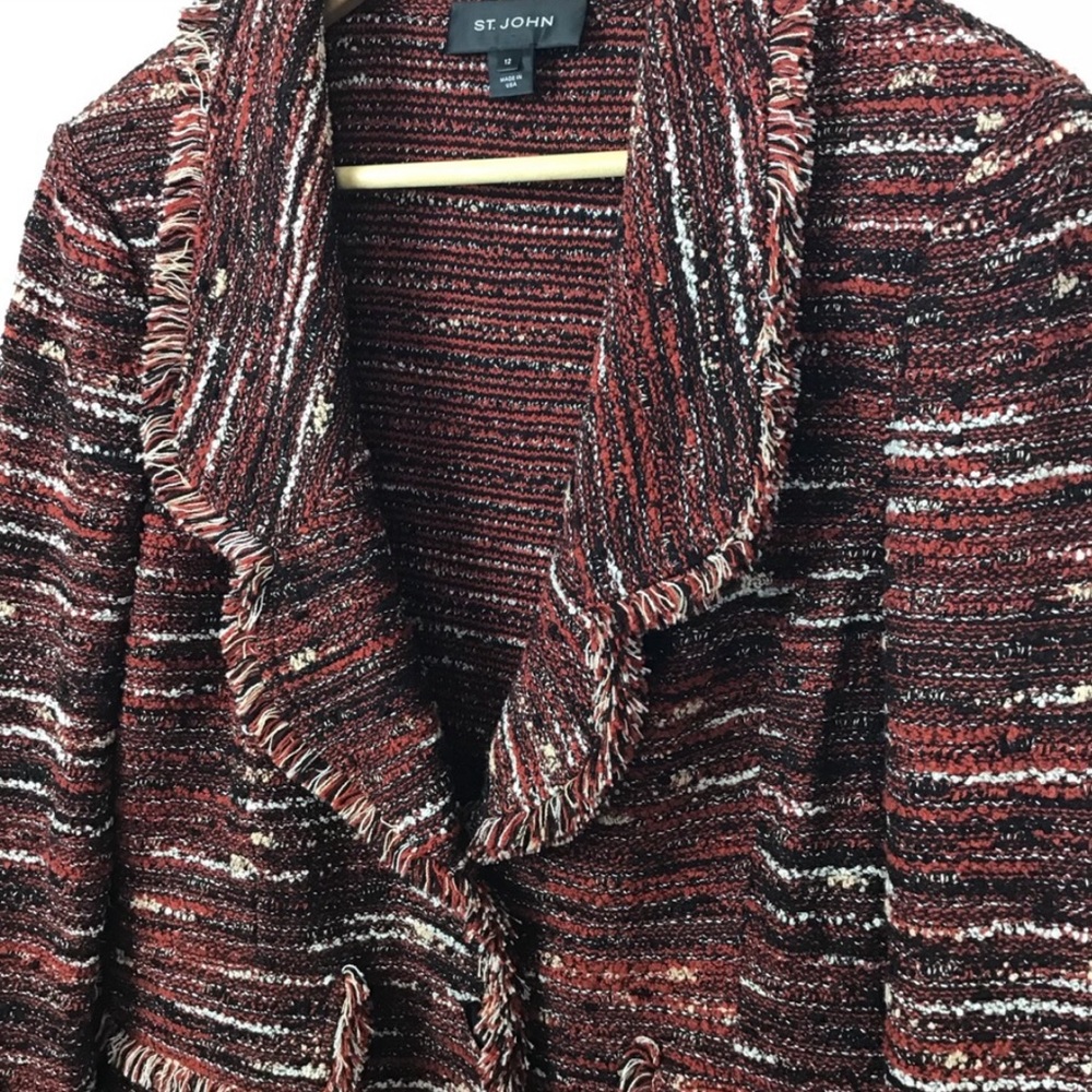 St. John Black Label Jacket Ribbon Tweed - Picture 3 of 7
